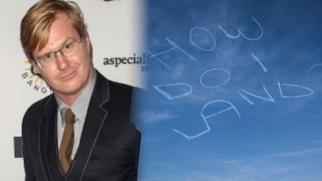 News video: What Was This Comedian Trying to Write in the Sky?